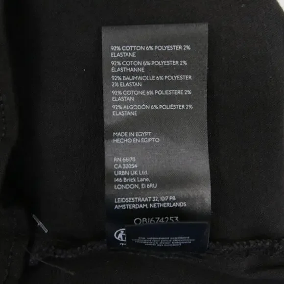 Free People Skirt Black Denim Front Zip Mini High Rise Layla Sexy We the Free 10 - Picture 8 of 10